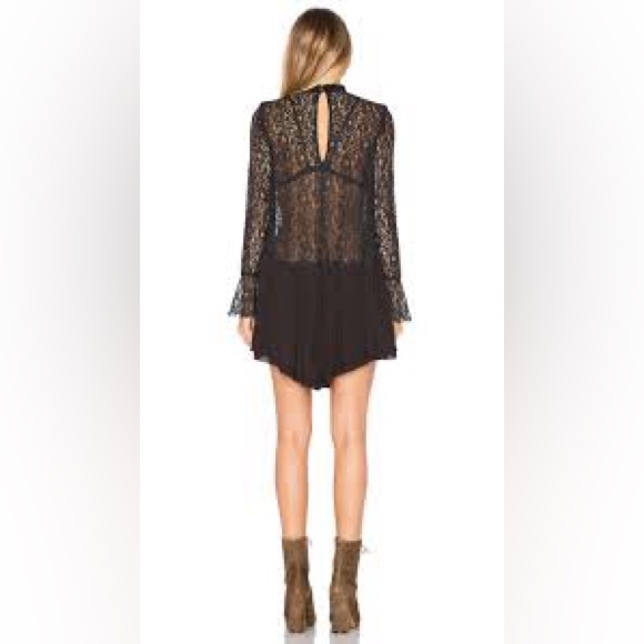 NWT Free People XS Tell Tale Lace Tunic - Picture 4 of 14